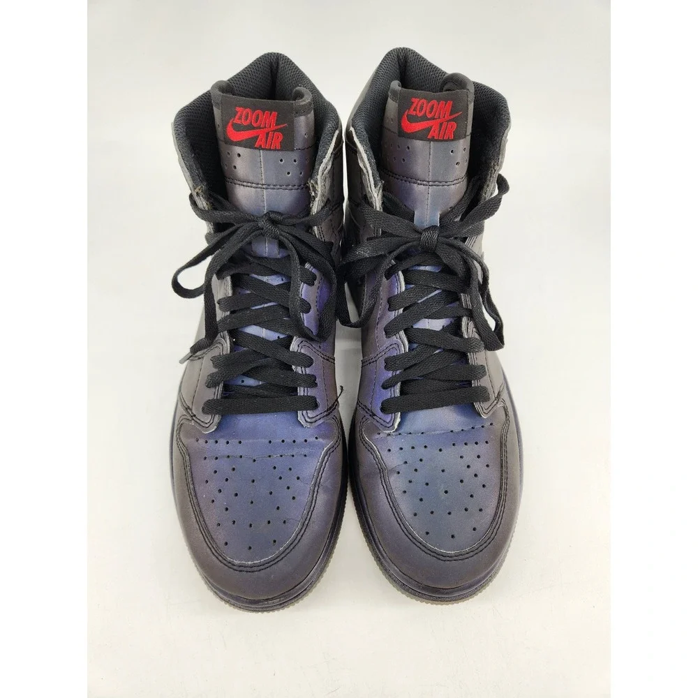 Nike Air Jordan 1 High Zoom Fearless Mens 10 Black Iridescent‎ BV0006-900
